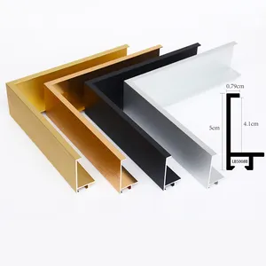 LB5008B Cornice per Foto alla Moda, Barra in Lamiera di Alluminio, Cornice per Poster in Metallo, <span class=keywords><strong>Profili</strong></span> in Alluminio per Cornici - Product Image 1