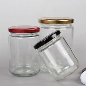 Bocaux en verre ronds de 6oz avec couvercles 180ml 220ml 380ml bocaux scellés à confiture et miel vente en gros - Product Image 1