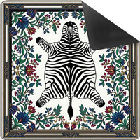 Tapis de jeu de mahjong tropical pour piscine, antidérapant, imprimé palmiers, pliable, style resort