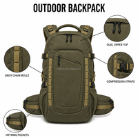 OEM ODM Maßgefertigter Taktischer Rucksack MOLLE Outdoor Wandern Camping Überlebens-Reiserucksack Großhandel Direkt ab Werk Mehrfarbig