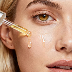 MLM Custom Organic Skin Care Serum Jojoba Hydrating Formula Dewy Skin Glow <b>Brightening</b> Effect Private Label Facial Oil Free Body - Product Image 3