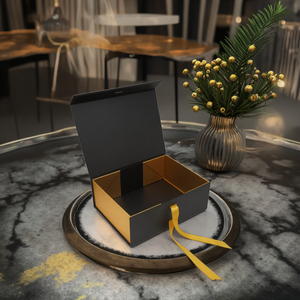 Custom Logo Size Pink White Black Blue <strong>Red</strong> Recyclable Cardboard Paper Magnet <strong>Box</strong> Packaging Luxury Folding Magnetic Gift <strong>Box</strong> - Product Image 2