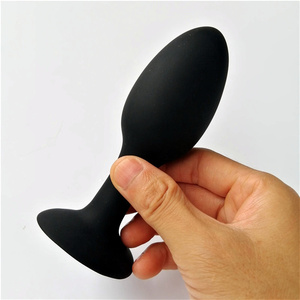 Hot anale Plug Butt Expander Sex Toys per coppie Gay allenamento anale con massaggio prostatico in Silicone e metallo prodotti sessuali - Product Image 1