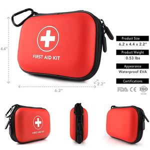 Mini <span class=keywords><strong>Kit</strong></span> de primeros auxilios, <span class=keywords><strong>kit</strong></span> de primeros auxilios pequeño, eva, carcasa dura resistente al agua, 100 piezas - Product Image 3