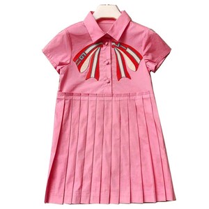 Robe d'été une pièce boutonnée pour filles, avec motifs de noms de filles et images, patrons de couture, style décontracté, provenant du marché chinois - Product Image 1