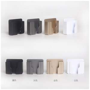 แท่นชาร์จมือถือแบบติดผนัง  พร้อมกาวในตัว  ที่วางโทรศัพท์แบบไม่ต้องเจาะ  ชั้นวางเก็บของ - Product Image 4