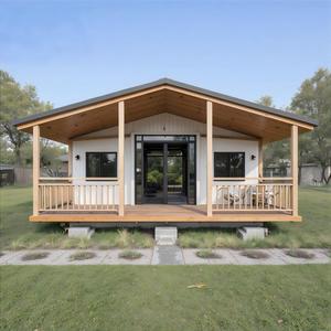 Casa Modular Prefabricada de Acero de Lujo, Expandible y Desmontable, Casas Contenedor de 20 pies, 30 pies y 40 pies, 2 Dormitorios, Suministro Directo de Fábrica - Product Image 1