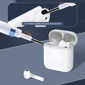 Auriculares inalámbricos 4 en 1 con logotipo personalizado, herramienta de limpieza de auriculares, Kit de limpiador de cepillo para Airpod, pluma de limpieza - Product Image 4