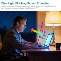 Film de protection d'écran HD transparent anti-lumière bleue pour MacBook Air 13,6 pouces 2026, protection oculaire, OEM, vente chaude usine