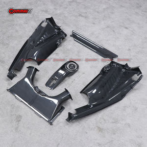 Accesorios para Auto: Panel de Cubierta del Compartimento del Motor en Fibra de Carbono Seca, Kits Interiores para Ferrari 488 Spider - Product Image 6