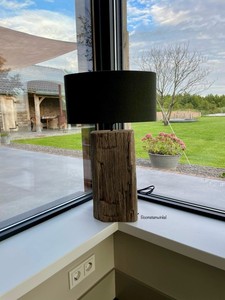 Handmade Antique Ceramic Lamp Table Retro Fabric Table Lamp with Mooring <b>Post</b> <b>Lights</b> for Hotel Bedroom Living Room Decoration - Product Image 5