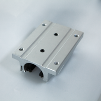 Support en aluminium Guide d'arbre optique SBR12 16Linear Woodworking Machinery Slide Table Cylindrique Base Core Linear Guide