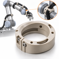 Guide de câble de poignet CNC PEEK personnalisé avec acier inoxydable et usinage par électroérosion à fil pour articulations de robots collaboratifs