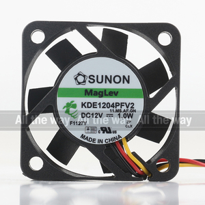 Original Sunon 5V 24V 48V DC12V 1,0 W AC EC 4010 40X40X10MM 4CM Maglev chasis convertidor de potencia 2 cables <span class=keywords><strong>KDE1204PFV2</strong></span>(AF) ventilador de refrigeración - Product Image 4