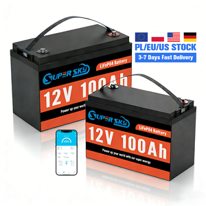 Paquete de Baterías Lifepo4 12v 24v 100ah 200ah 300ah, Sistema de Almacenamiento de Energía con Batería de Litio, Paquete de Baterías de Litio Solar con BMS - Product Image 1