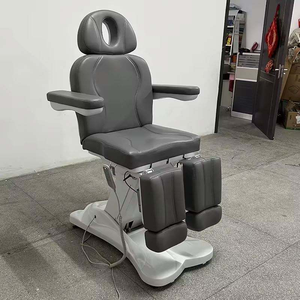 High Quality Modern Beauty Salon Equipment Grey Leather Cosmetic Lash Bed 5 Motors <b>Electric</b> Control Tattoo Shop Massage Bed - Product Image 6