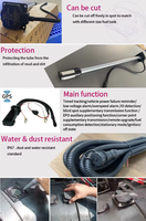 Suivi GPS Camion Voiture Tracker WiFi LBS Capteur de niveau de carburant ultrasonique IP67 Étanche Surveillance en temps réel Compatible PC