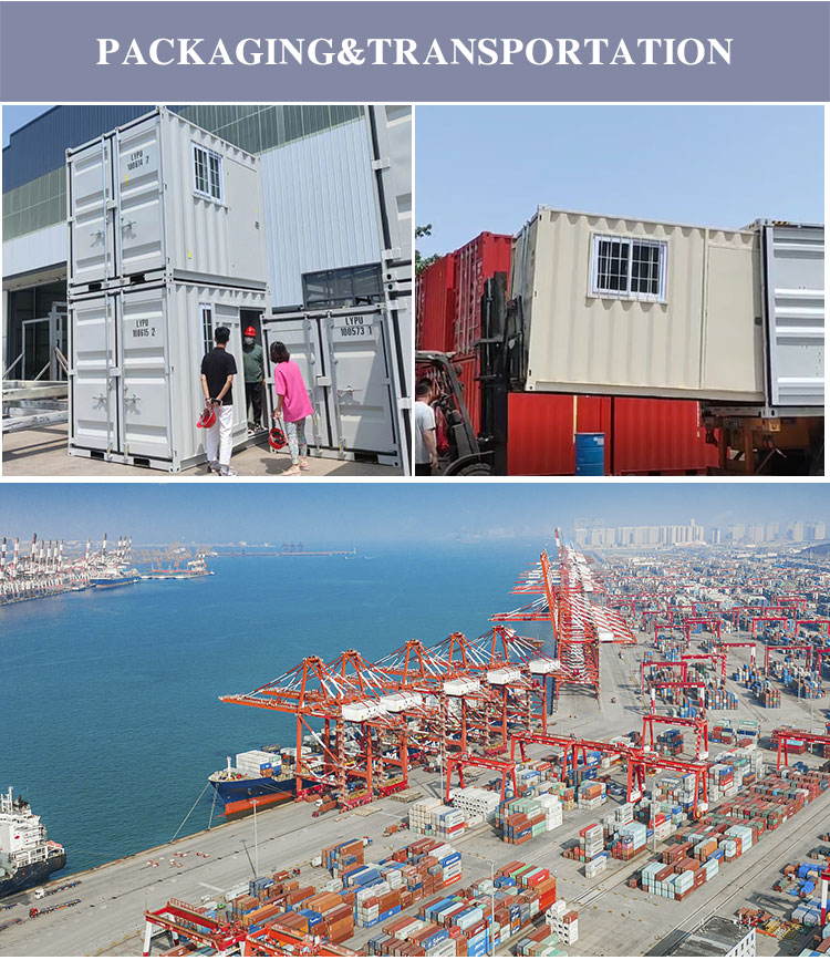 product-750-867 Fast install Steel Structure Fully welded Prefabricated Two layer Luxury villa Prefab Container house