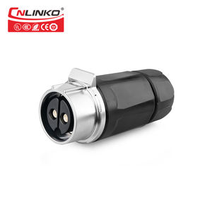 Cnlinko LP28 원형 단일 구멍 IP68 나사 패널 후면 장착 2 3 8 핀 방수 항공 플러그 소켓 커넥터 - Product Image 3