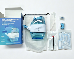 Irrigador Nasal Eléctrico, Set <span class=keywords><strong>de</strong></span> Lavado Nasal Dispositivo Profesional para el Cuidado Nasal para Adultos, Incluye Sal para Lavado Nasal - Product Image 3