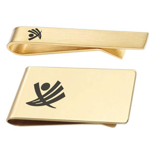 अनुकूलित लोगो के साथ थोक स्टेनलेस स्टील धातु मनी क्लिप - Product Image 2