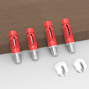 Conectores de Muebles Ocultos 2 en 1 de Instalación Rápida, Fijaciones Discretas para Accesorios de Armarios y Gabinetes - Product Image 1