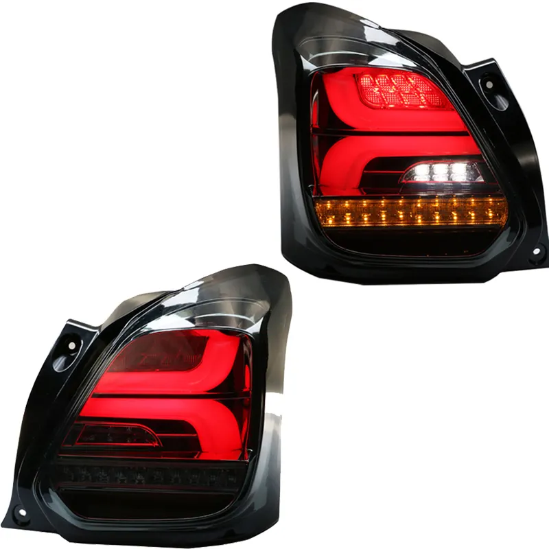 Set Of LED Taillights Tail Lamp Assembly Case For SUZUKI Swift Sport 2017 2018 2019