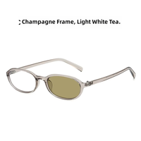 20314 Nouvelles Lunettes de Soleil Photochromiques Punk Cat-Eye Hommes Femmes Anti-Lumière Bleue Tendance Mode Rétro Personnalisables