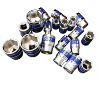 Jeu de douilles en acier au chrome-vanadium de 32 pièces, clé à cliquet, outil de réparation automobile pour l'entretien des véhicules, garantie 1 an