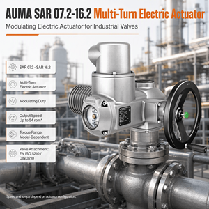 ตัวกระตุ้น AUMA SAR ระบบอัตโนมัติ มอเตอร์แบบหมุนหลายรอบ สำหรับควบคุมอุตสาหกรรม - Product Image 2