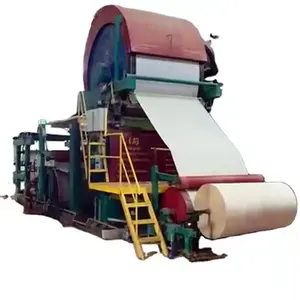 YDF toilet tissue paper making machine for producing 1880 mm width jumbo rolls from bamboo wheat rice straw pulp