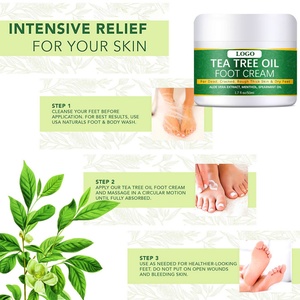 Crema para el Cuidado de los Pies al por Mayor de 50 ml con Aceite de Árbol de Té para Piel Seca, Agrietada, Áspera y Gruesa, Enriquecida con Aloe Vera - Product Image 4
