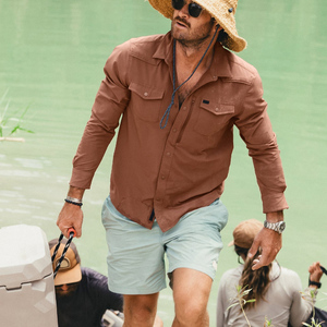 Chemises <span class=keywords><strong>de</strong></span> pêche personnalisées à sublimation, imprimé <span class=keywords><strong>carpe</strong></span>, sur commande, séchage rapide, boutonnées, grande taille, en nylon Ripstop anti-UV pour l'été - Product Image 1