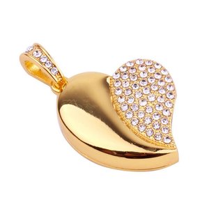 Encantadora forma de corazón agradable cristal USB flash drive beso USB Flash Drive para mujeres - Product Image 3