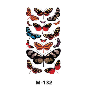 Crea il tuo Logo opera d'arte Design personalizzato <span class=keywords><strong>farfalla</strong></span> adesivo temporaneo tatuaggi - Product Image 2