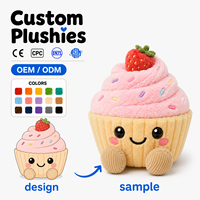 Peluche Croissant Personnalisée OEM ODM, Jouet en Peluche Alimentaire, Poupée en Peluche de Boulangerie, Décoration, Service Personnalisé à Faible MOQ