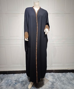 Nuevo cárdigan de gasa con estampado de leopardo, bata de color a juego, pañuelo para la cabeza, dos piezas, Turquía, Oriente Medio, cárdigan árabe musulmán, abayas árabes - Product Image 4