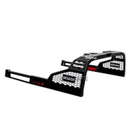 Barra Antivuelco Deportiva Universal de Acero, Canasta Portaequipajes, Diseño de Carbono 4x4, Modelos de Automóviles Chevy Silverado Colorado GMC Sierra Ford Isuzu