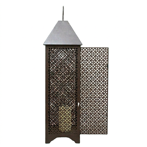 <b>LANTERN</b> MADE BY WIRE FOR LIGHTING PURPOSE DECORATIVE <b>BLACK</b> <b>LANTERN</b> - Product Image 1