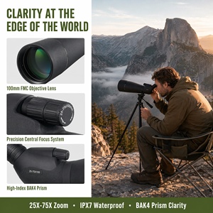 25-75x100 HD FMC Tactische High-End Vogelobservatie Sport 100mm Lens Lange Afstand BAK4 Spotting Scope 3 Jaar Garantie - Product Image 3