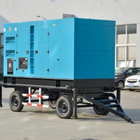 Générateur diesel portable silencieux certifié ISO, refroidissement par eau, démarrage automatique, panneau ATS, sortie stable 50Hz, 100% cuivre