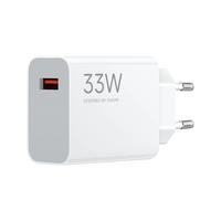 Version Globale Xiaomi Mi 33W Chargeur Rapide et Câble Adaptateur Portable de Voyage USB UE pour Téléphones MDY-16-EF