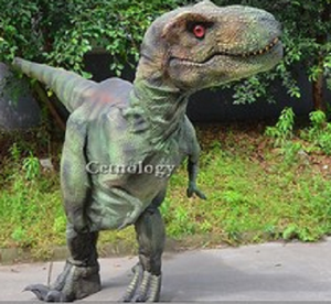 Halloween Animatronics Cetnology tamaño real dinosaurio mecánico piernas ocultas caminar t-rex disfraz para <span class=keywords><strong>Jurassic</strong></span> <span class=keywords><strong>World</strong></span> Theme Park - Product Image 5