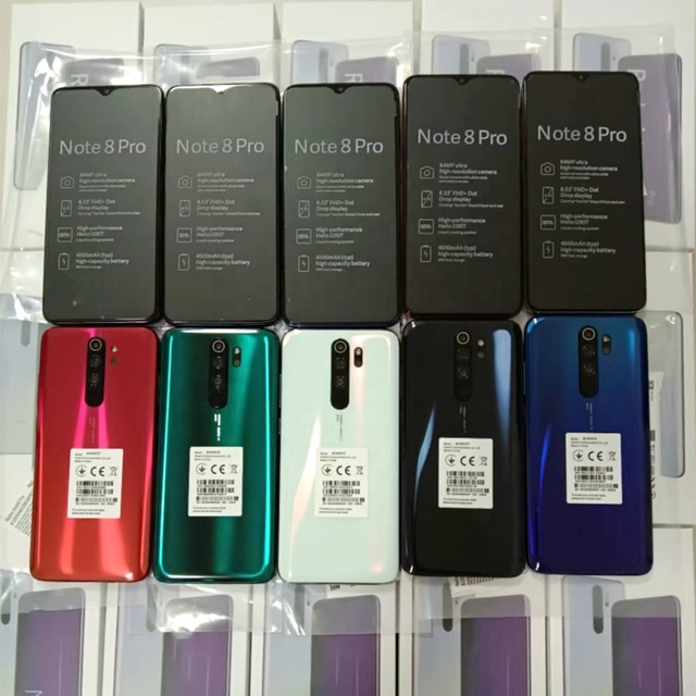 Cheap Android Note 8 8 Pro 128GB Smartphone Original Dual SIM Unlocked Mobile Phone Wholesale Note 10 12 Cellphone