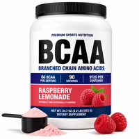 Complément Nutritionnel de Haute Pureté pour le Développement Musculaire, Matière Première, Marque Personnalisée Richtek, Poudre Instantanée 2:1:1/4:1:1/8:1:1 BCAA Femmes