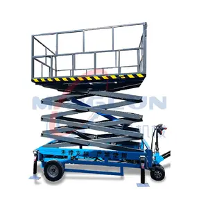 Good quality electric scissor lift trolley with real-time power display for companies logistics