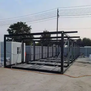 Portable 20 feet 40ft eco shipping custom furnished prefab container home houses 3m * 6M EPS SANDWICH 130mm