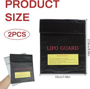Fireproof Document Bags,Lipo Battery Bag,Ebike Battery Bag, Fireproof Bag for Lithium Battery Storage and Important Papers - Product Image 3