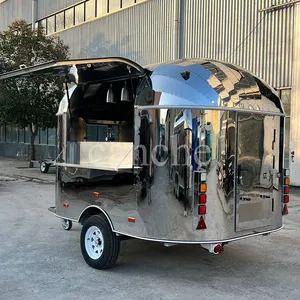 Chariot à glaces entièrement équipé, chariot de restauration rapide mobile pour l'extérieur, à vendre - Product Image 3