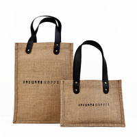 Sac fourre-tout en lin écologique personnalisé avec motif de lettres, réutilisable pour le shopping et les voyages